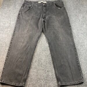 Arizona Relaxed Fit Jeans Mens 42x30 Gray Denim Pants Comfort Casual Y2K
